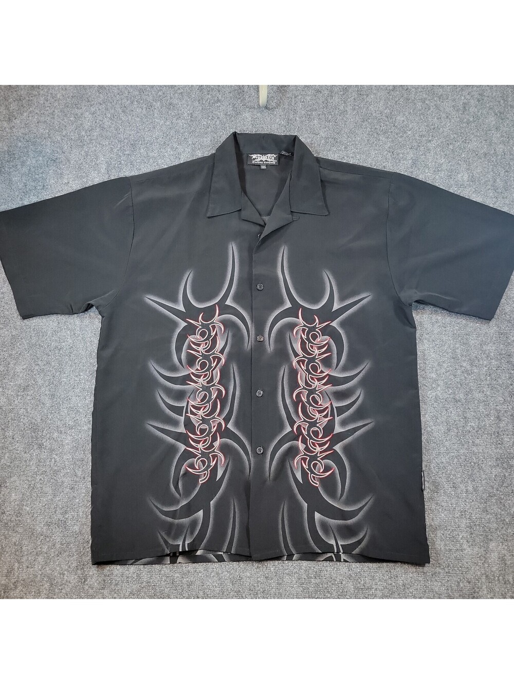 Vintage Dragonfly Clothing Co Shirt Mens XXL Black Tribal Cyber Y2K Nu Metal 492